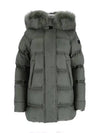 PED5110 600 TAKAN fur hood goose down women s padded jumper - PEUTEREY - BALAAN 4