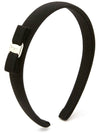 Vara Bow Hairband Black - SALVATORE FERRAGAMO - BALAAN 2