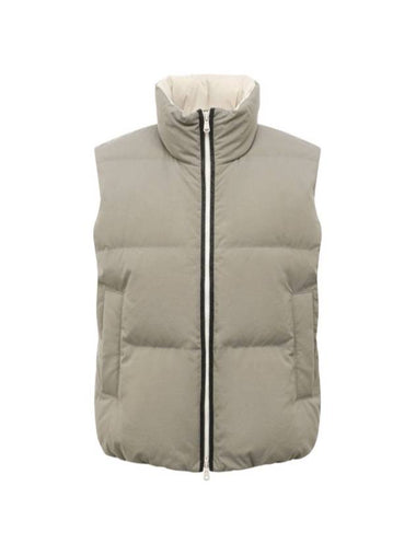 36 Women s Monili Zip up Down Padded Vest Green - BRUNELLO CUCINELLI - BALAAN 1