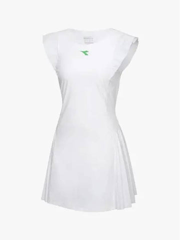 Diadora Grazia slit dress OFF white - DIADORA - BALAAN 1