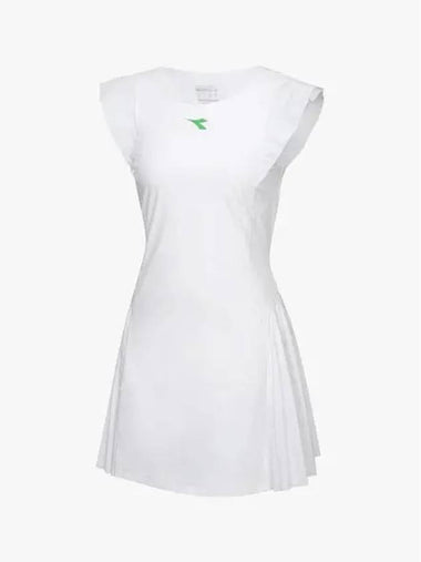 Diadora Grazia slit dress OFF white - DIADORA - BALAAN 1