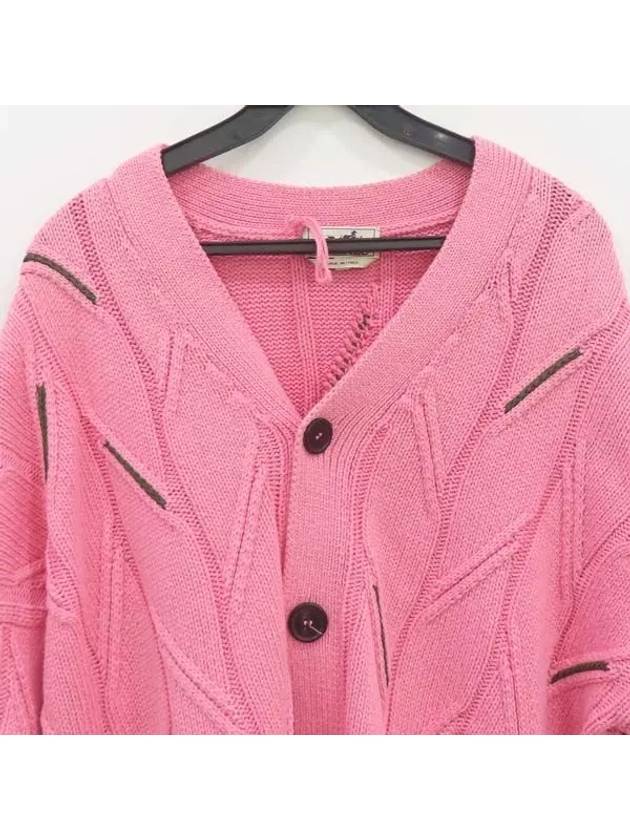 Smith Market Pink Cardigan Men s Clothing - HERMES - BALAAN 3