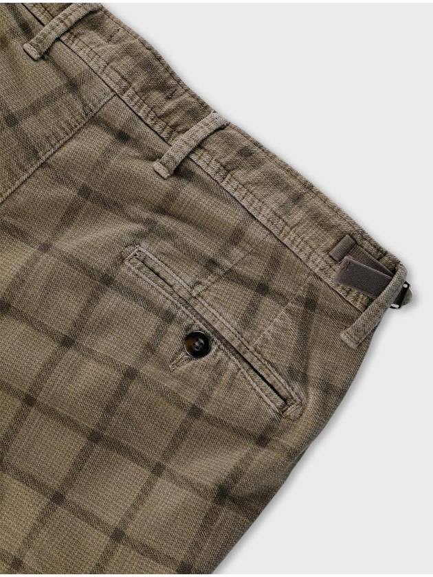 Made In Italy Check Cargo Cotton Pants F HCPT58 - PANICALE - BALAAN 6