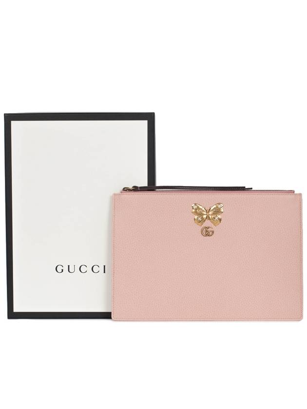 Butterfly Clutch Bag Pink - GUCCI - BALAAN 8