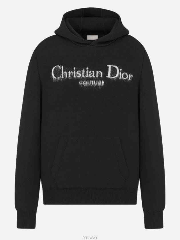 Christian Dior Couture Hooded Sweatshirt Black - DIOR - BALAAN 5