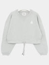 Margo Logo Crop Sweatshirt Light Blue - ISABEL MARANT - BALAAN 2