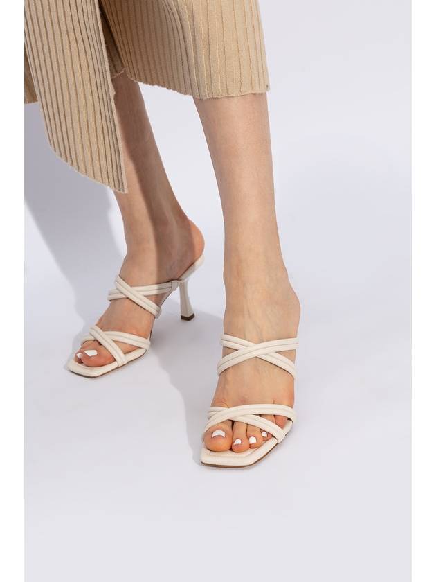 Michael Michael Kors ‘Corrine’ Heeled Mules, Women's, Cream - MICHAEL KORS - BALAAN 2