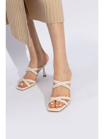 Michael Michael Kors ‘Corrine’ Heeled Mules, Women's, Cream - MICHAEL KORS - BALAAN 2