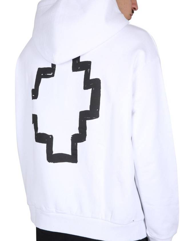 cross motif hood white - MARCELO BURLON - BALAAN 5