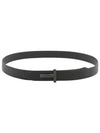 Black Reversible Leather Belt Black - TOM FORD - BALAAN 2