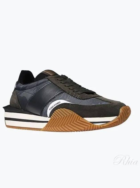 Men's James Low Top Sneakers Black - TOM FORD - BALAAN 2