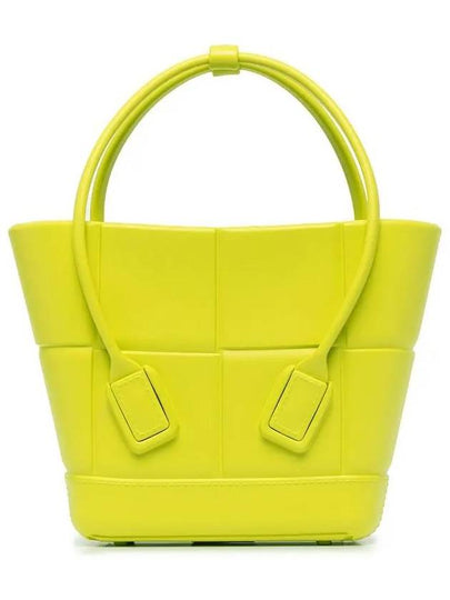 Arco Mini Rubber Tote Bag Kiwi - BOTTEGA VENETA - BALAAN 2