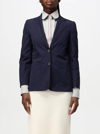 Type Writer Color Jacket Navy - THOM BROWNE - BALAAN 2