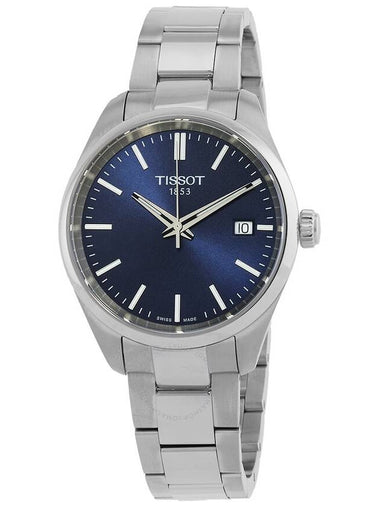 Tissot PR 100 Quartz Blue Dial Ladies Watch T1502101104100 - TISSOT - BALAAN 1