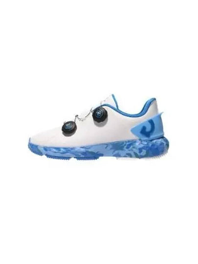 Men's G Drive Perforated TPU Camo Spikeless White Blue - G/FORE - BALAAN 2