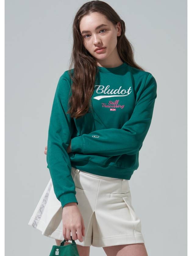 Round neck sweatshirt GN - BLUDOT - BALAAN 1