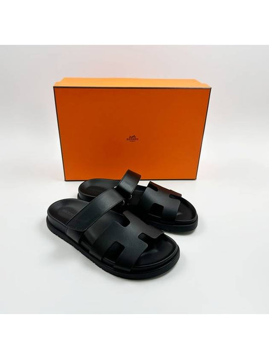 Women s Chypre Sandals Black H222100Z - HERMES - BALAAN 2