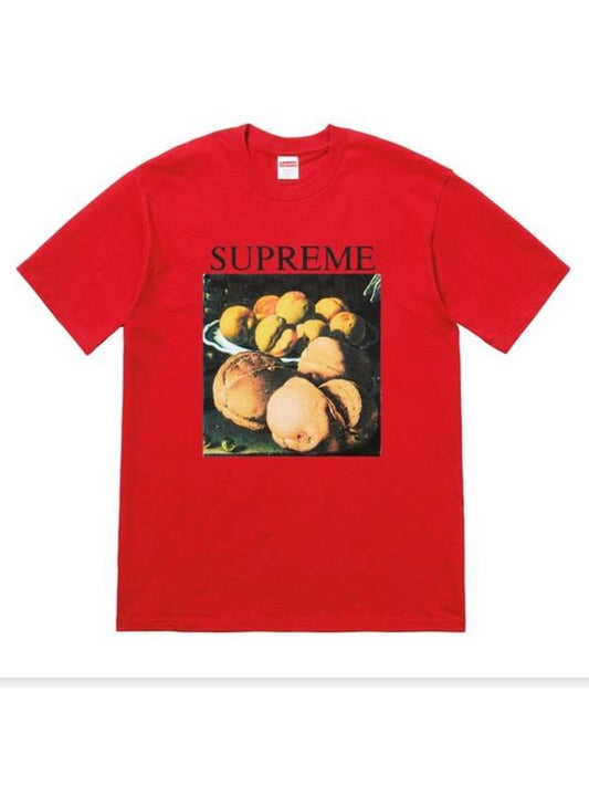 Still Life Walnut TShirt Red Still Life tee - SUPREME - BALAAN 1