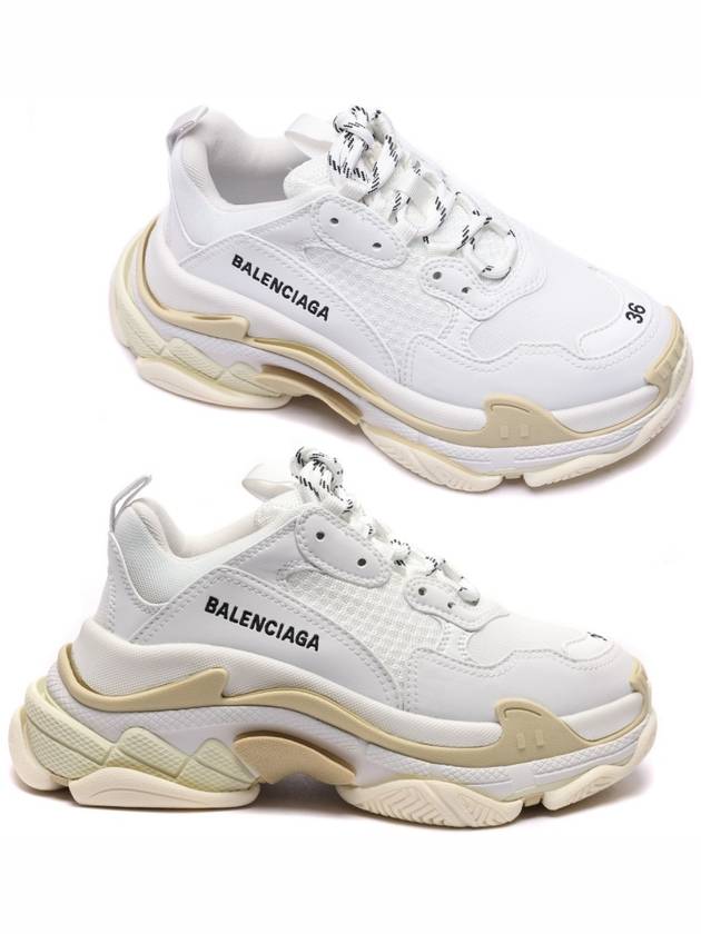 Triple S Low-Top Sneakers White - BALENCIAGA - BALAAN 3