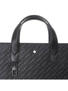 Men's Logo Leather Briefcase Black - MONTBLANC - BALAAN.