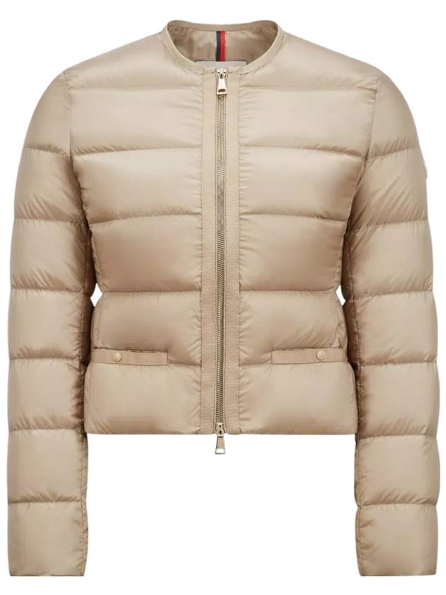 Laurine Short Padding Beige - MONCLER - BALAAN 1