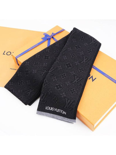 My Monogram Eclipse Scarf Black - LOUIS VUITTON - BALAAN 2