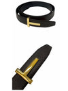 T Buckle Reversible 30MM Belt Brown Black 122TB224 LCL220G 3BN18 TEO - TOM FORD - BALAAN 4