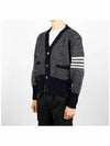 MKC510A Y1506 415 diagonal armband cardigan - THOM BROWNE - BALAAN 2