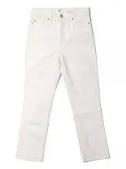 Pantalon Cropped Slim Fit Jeans White - AMI - BALAAN 2