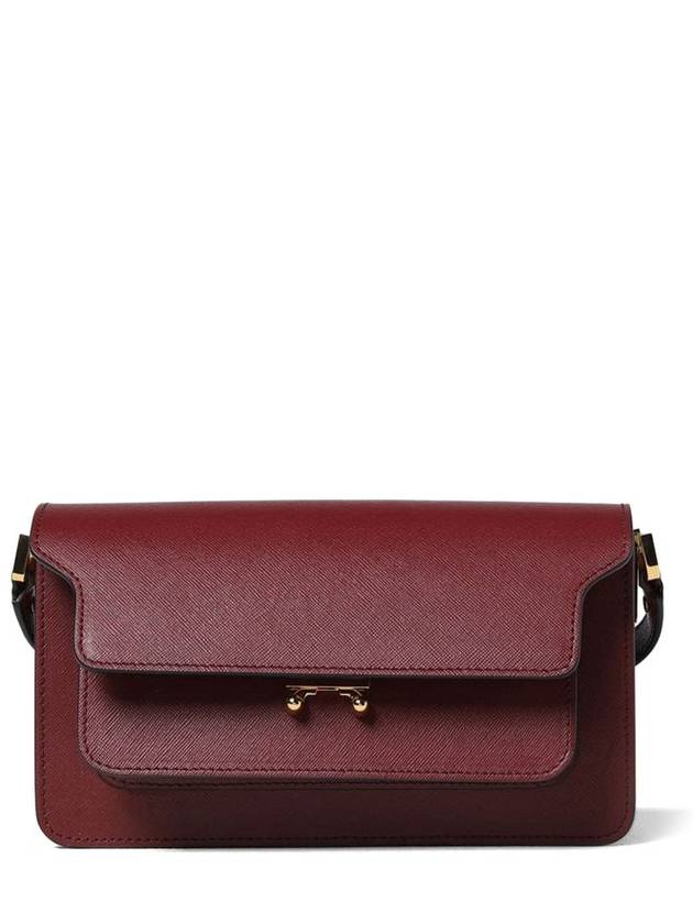 Trunk East West Shoulder Bag Wine - MARNI - BALAAN 2