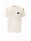 24/1 Jersey Artisanal British Sailor Short Sleeve T-Shirt White - CP COMPANY - BALAAN 2