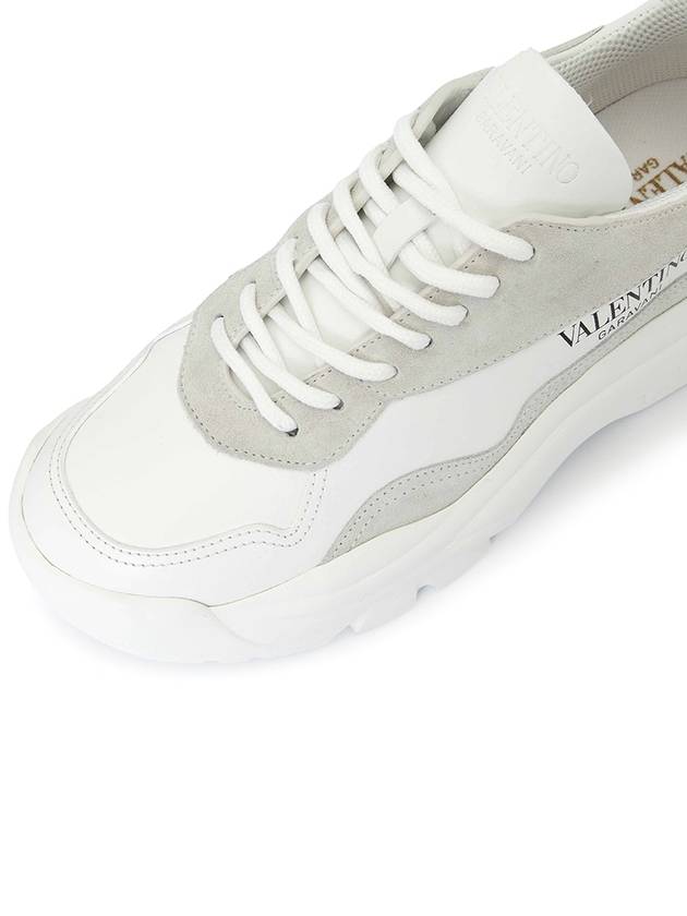 Gumboy Banshee Leather Low Top Sneakers White - VALENTINO - BALAAN 8