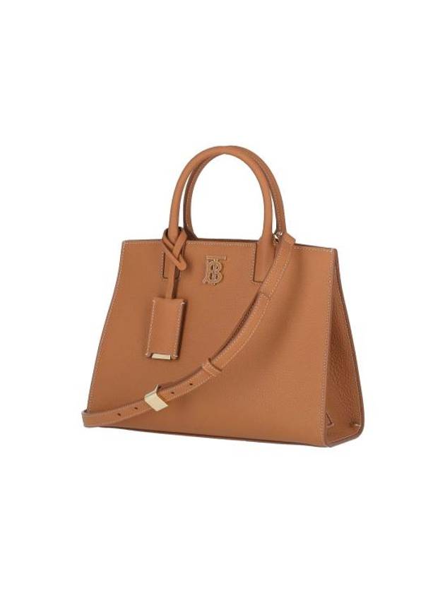 Mini Frances Leather Tote Bag Brown - BURBERRY - BALAAN 3