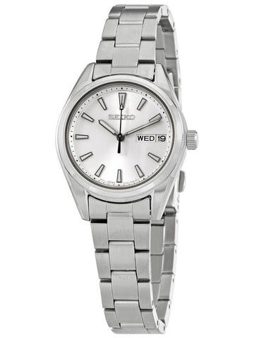 Seiko Neo Classic Quartz Silver Dial Ladies Watch SUR349P1 - SEIKO - BALAAN 1