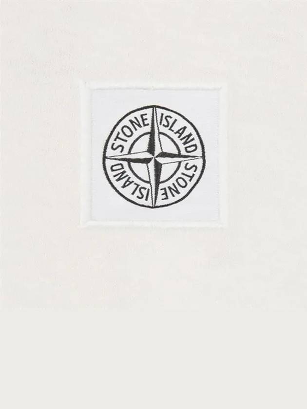 Organic Cotton Short Sleeve T-Shirt White - STONE ISLAND - BALAAN 6