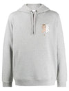 Men s Hunter Logo Hood Melange Gray 802565 - BURBERRY - BALAAN 1