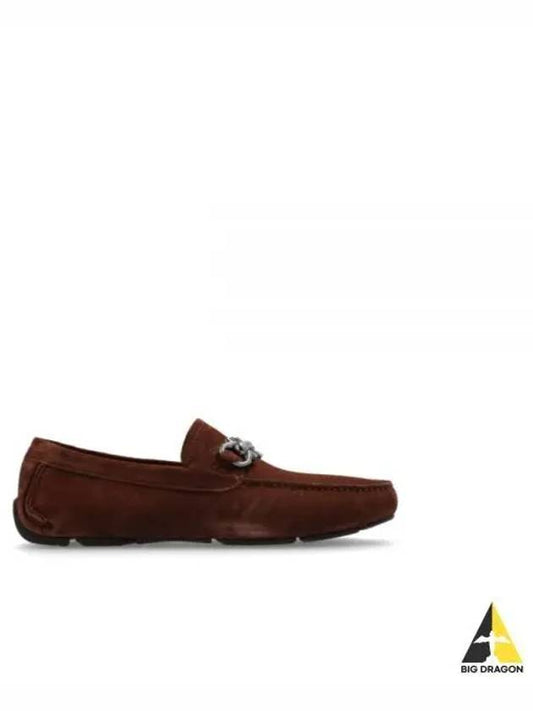 Gancini Ornament Driving Shoes Brown - SALVATORE FERRAGAMO - BALAAN 2