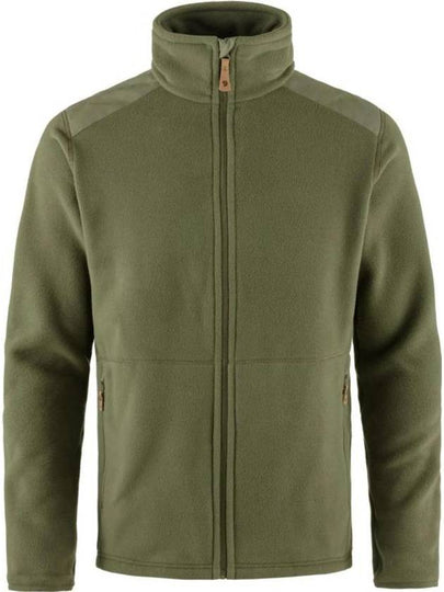 Men's Sten Fleece Zip-Up Jacket Green - FJALL RAVEN - BALAAN 2