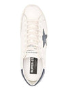 Superstar Beige Night Blue Heel Tab Sneakers - GOLDEN GOOSE - BALAAN 5