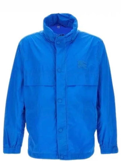 EKD Applique Nylon Zip-Up Jacket Blue - BURBERRY - BALAAN 2