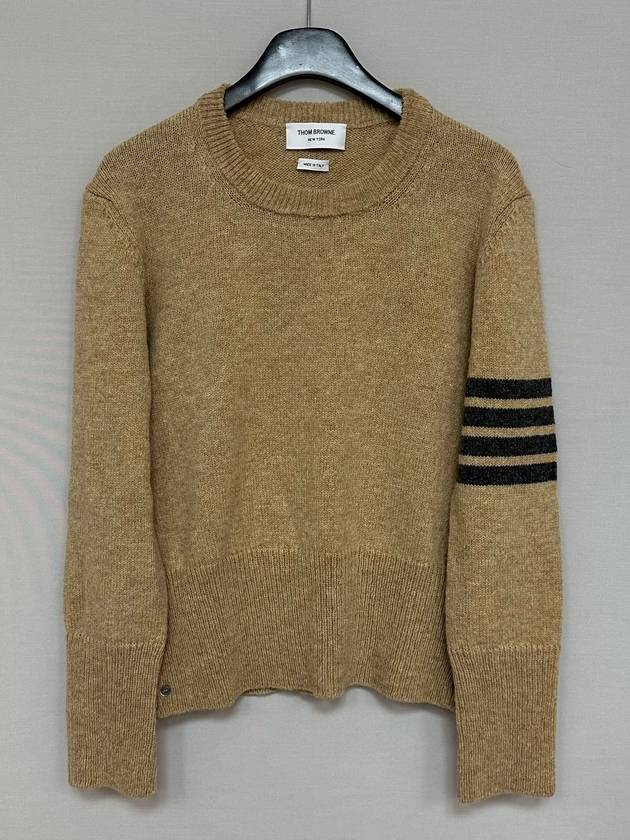 Diagonal full pullover Shetland knit 105 - THOM BROWNE - BALAAN 1