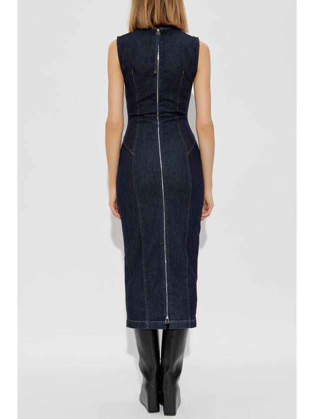 Sportmax Denim Dress Geranio, Women's, Navy Blue - MAX MARA SPORTMAX - BALAAN 4