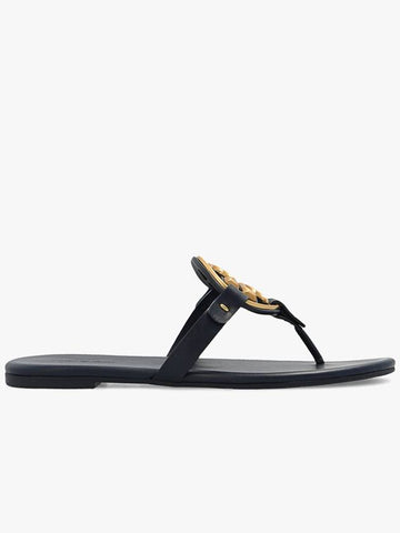 Tory Burch ‘Miller’ Slides, Women's, Navy Blue - TORY BURCH - BALAAN 1