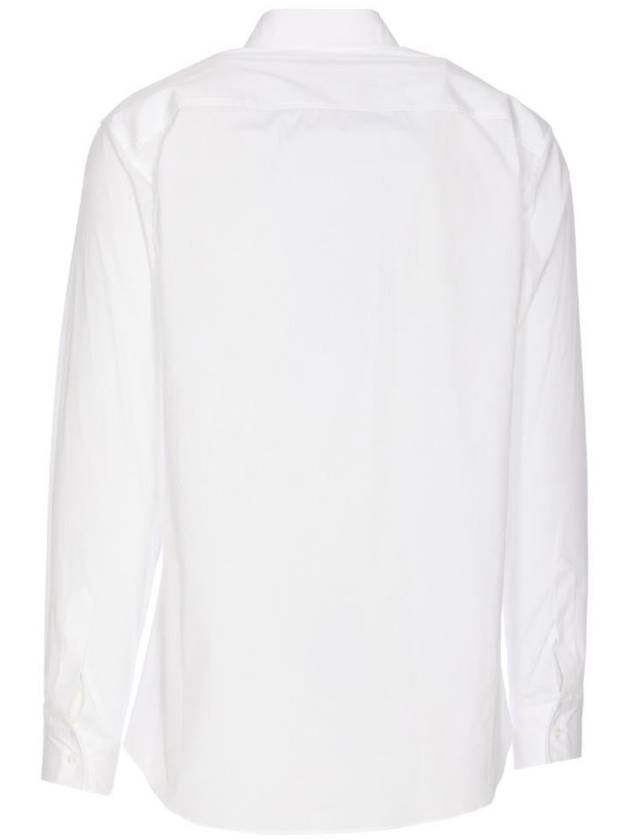 mini logo long sleeve shirt white - DSQUARED2 - BALAAN 5