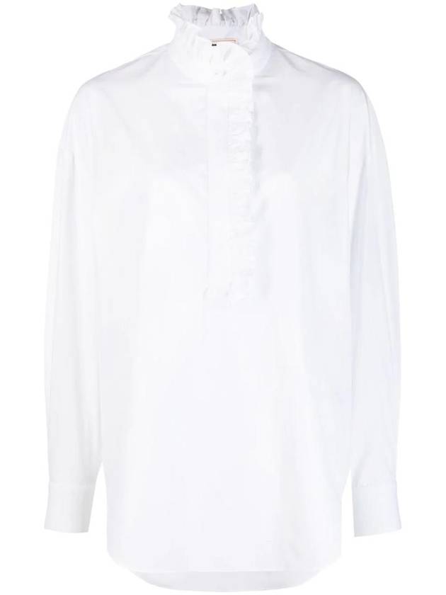 Ruffle Shirt 731196QAAD - ALEXANDER MCQUEEN - BALAAN 1