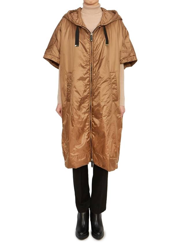 Frida Padded Hooded Jacket Camel - MAX MARA - BALAAN 2