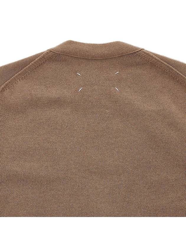 Eco Cashmere Loose Fit Cardigan Brown - MAISON MARGIELA - BALAAN 8