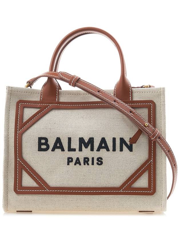 Women's B Army Canvas Tote Bag CN1FE809 TDCS GEM - BALMAIN - BALAAN 1