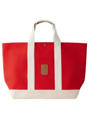 tool canvas collection red white bag handbag tote - RUE DE VERNEUIL - BALAAN 1