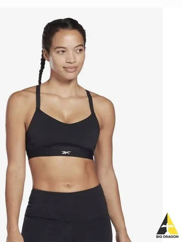 S Lux Strappy Sports Bra Black H51841 - REEBOK - BALAAN 1